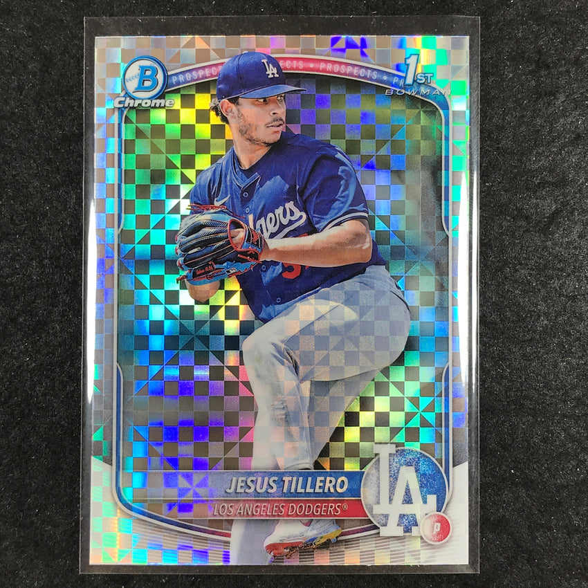2025 Bowman Baseball JESUS TILLERO Chrome Prospect 1st Bowman X-Fractor #117