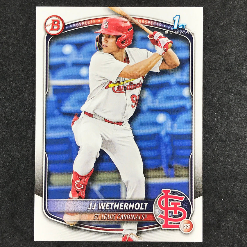 2025 Bowman Baseball JJ WETHERHOLT Base 1st Bowman Prospect #BP-22