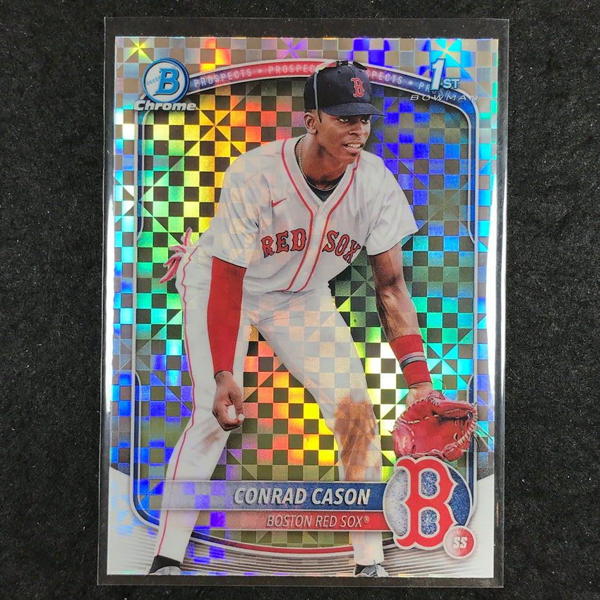 2025 Bowman Baseball CONRAD CASON Chrome Prospect 1st Bowman X-Fractor #130