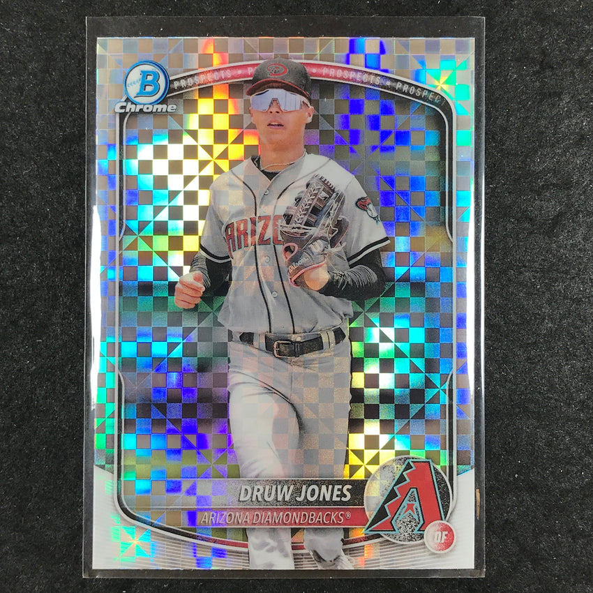2025 Bowman Baseball DRUW JONES Chrome Prospect X-Fractor #138