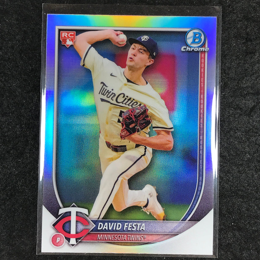 2025 Bowman Baseball DAVID FESTA Rookie Chrome Base Refractor #54