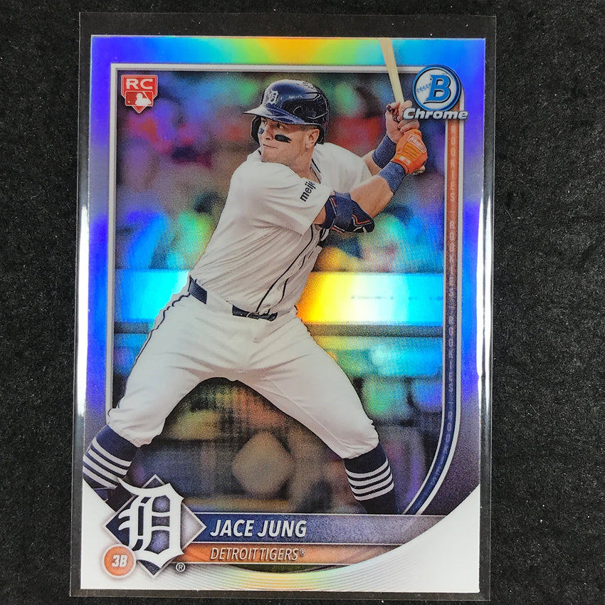 2025 Bowman Baseball JACE JUNG Rookie Chrome Base Refractor #59