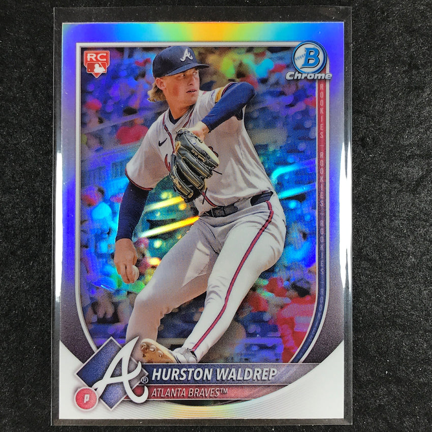 2025 Bowman Baseball HURSTON WALDREP Rookie Chrome Base Refractor #61