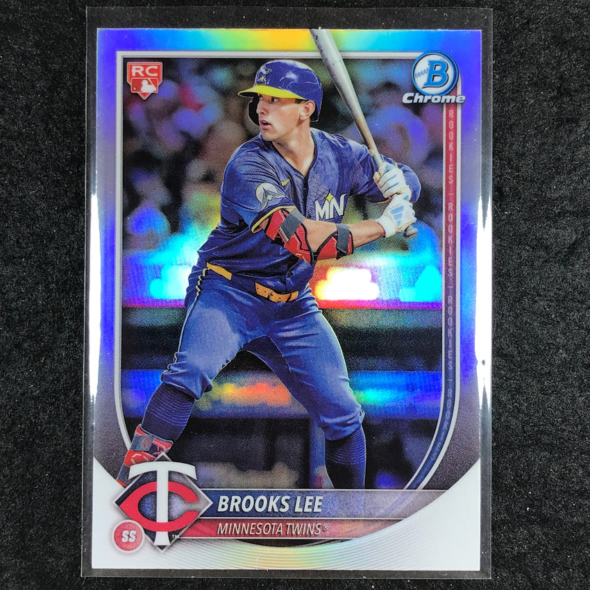 2025 Bowman Baseball BROOKS LEE Rookie Chrome Base Refractor #72