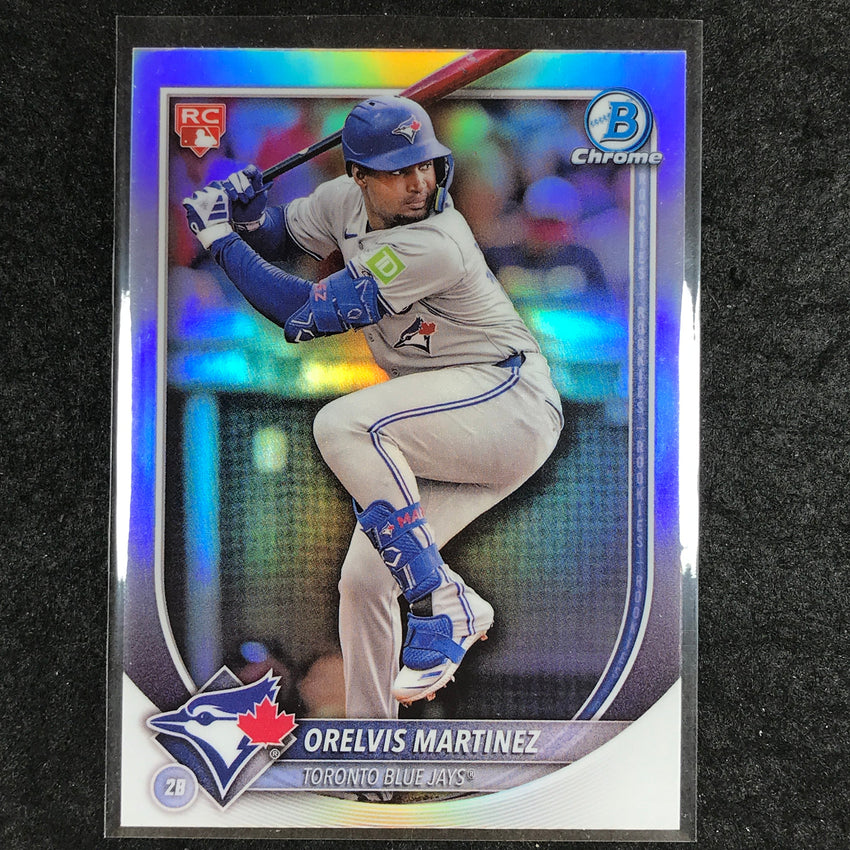 2025 Bowman Baseball ORELVIS MARTINEZ Rookie Chrome Base Refractor #75