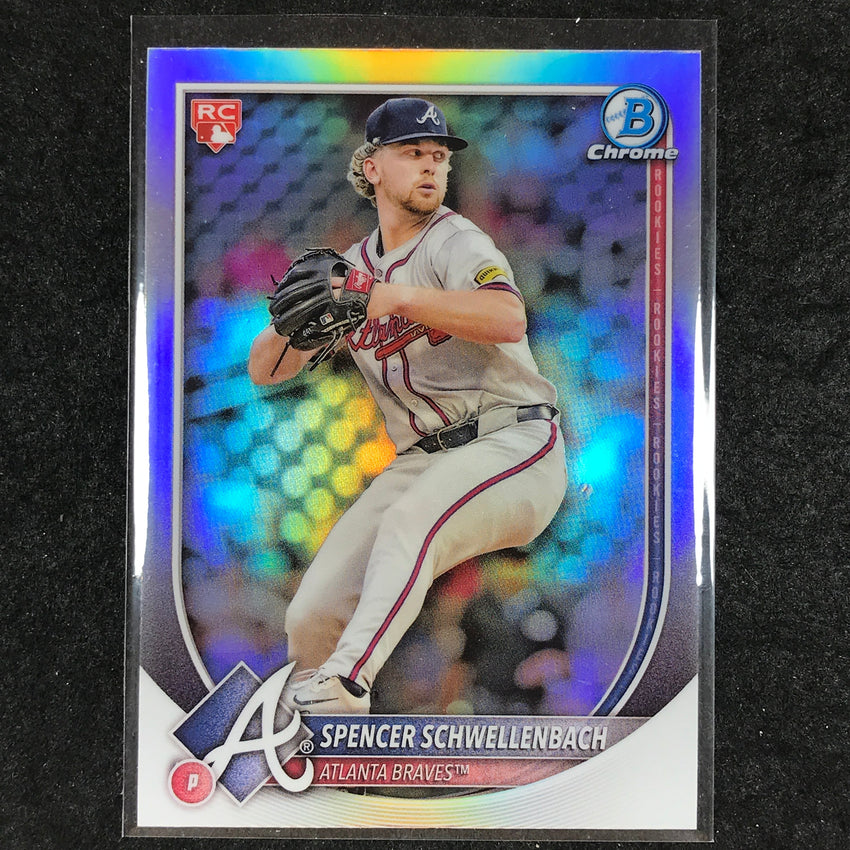 2025 Bowman Baseball SPENCER SCHWELLENBACH Rookie Chrome Base Refractor #78