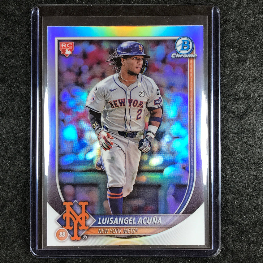2025 Bowman Baseball LUISANGEL ACUNA Rookie Chrome Base Refractor #83