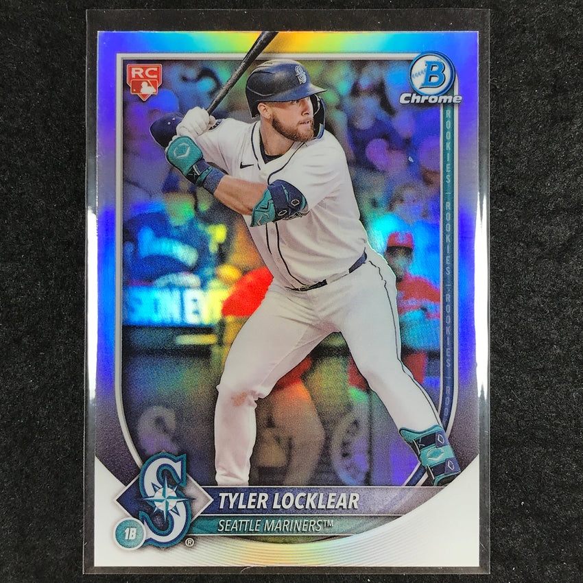 2025 Bowman Baseball TYLER LOCKLEAR Rookie Chrome Base Refractor #93