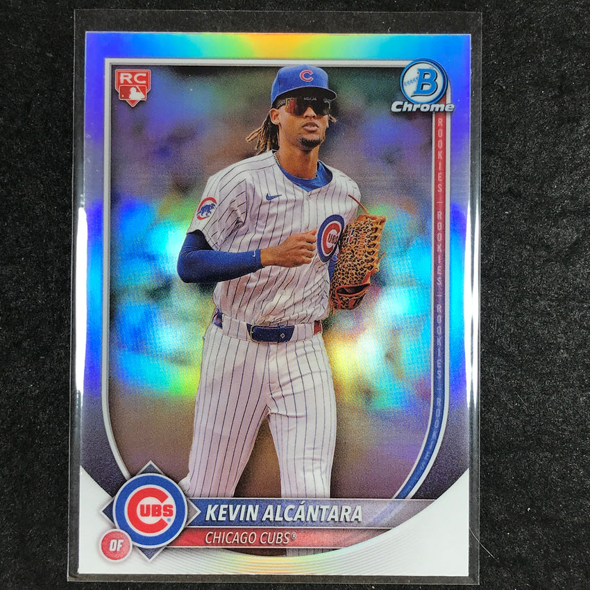 2025 Bowman Baseball KEVIN ALCANTARA Rookie Chrome Base Refractor #95