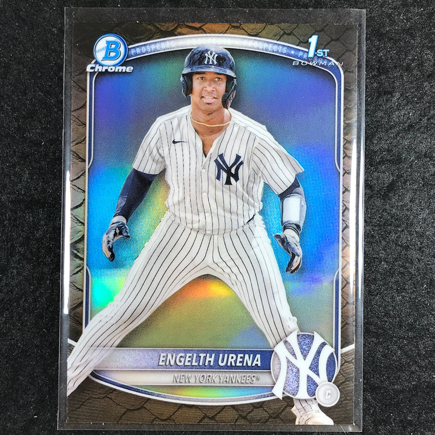 2025 Bowman Baseball ENGELTH URENA Chrome Prospect 1st Bowman Reptilian #16