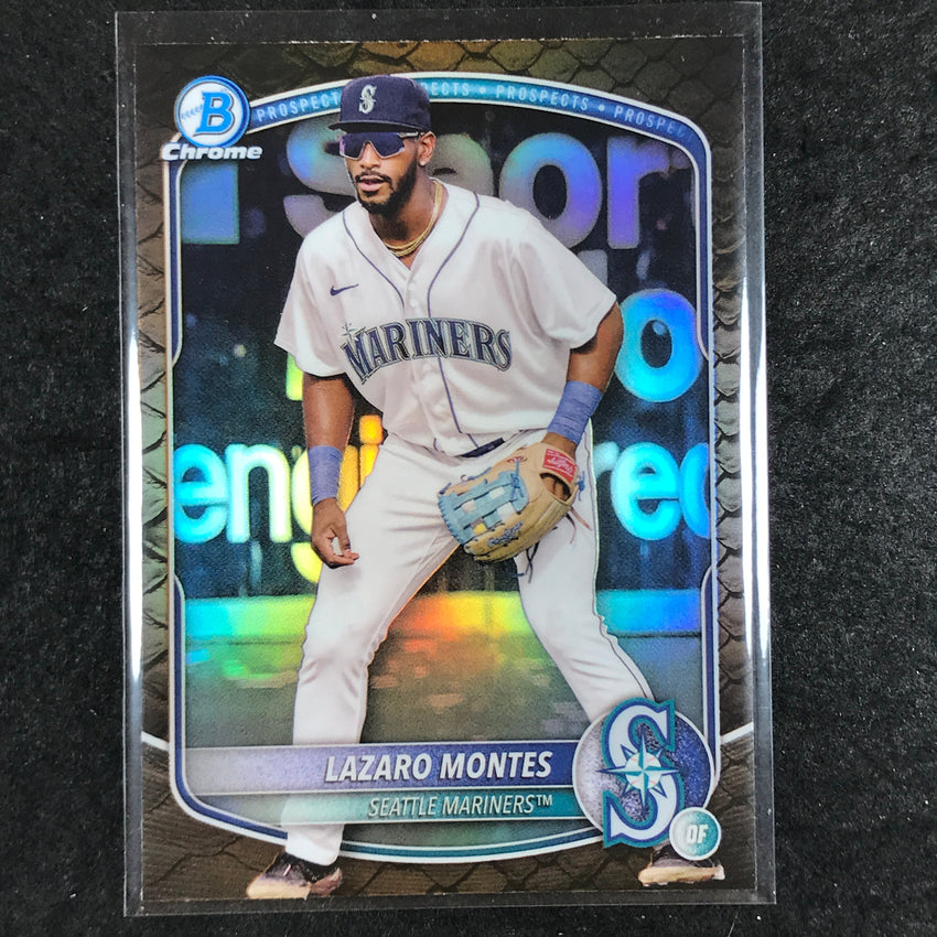 2025 Bowman Baseball LAZARO MONTES Chrome Prospect Reptilian #23