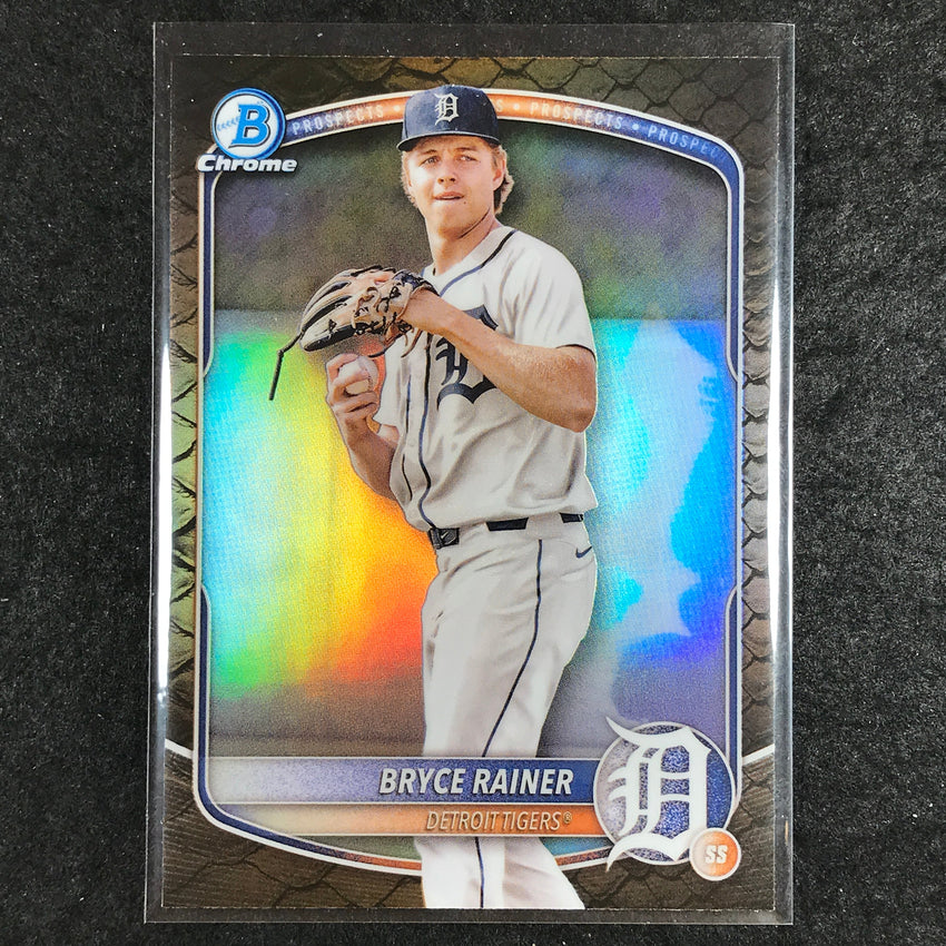 2025 Bowman Baseball BRYCE RAINER Chrome Prospect Reptilian #49