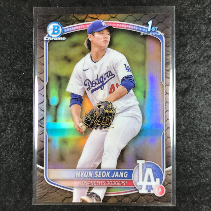 2025 Bowman Baseball HYUN-SEOK JANG Chrome Prospect 1st Bowman Reptilian #51