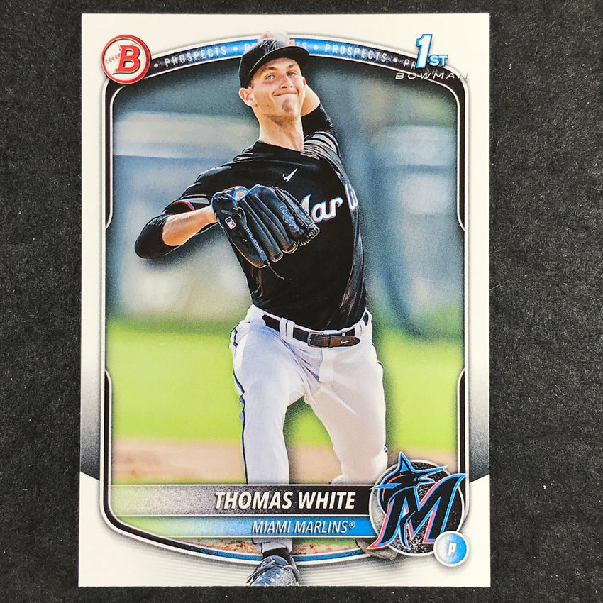 2025 Bowman Baseball THOMAS WHITE Base 1st Bowman Prospect #BP-69
