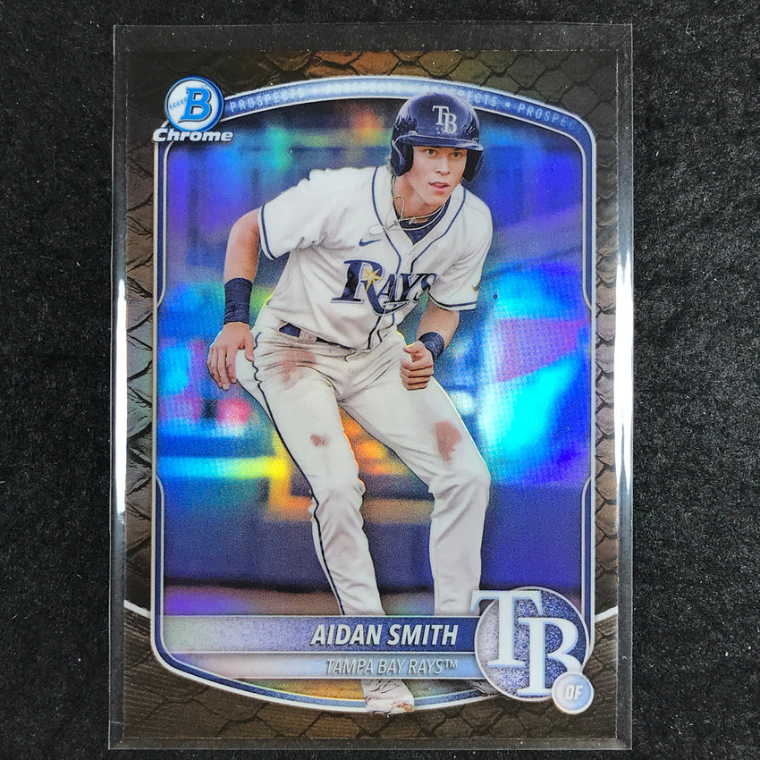 2025 Bowman Baseball AIDAN SMITH Chrome Prospect Reptilian #81
