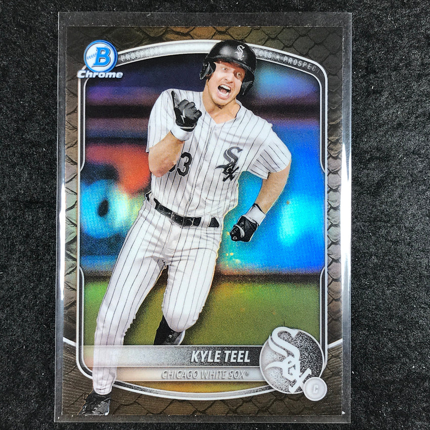 2025 Bowman Baseball KYLE TEEL Chrome Prospect Reptilian #118