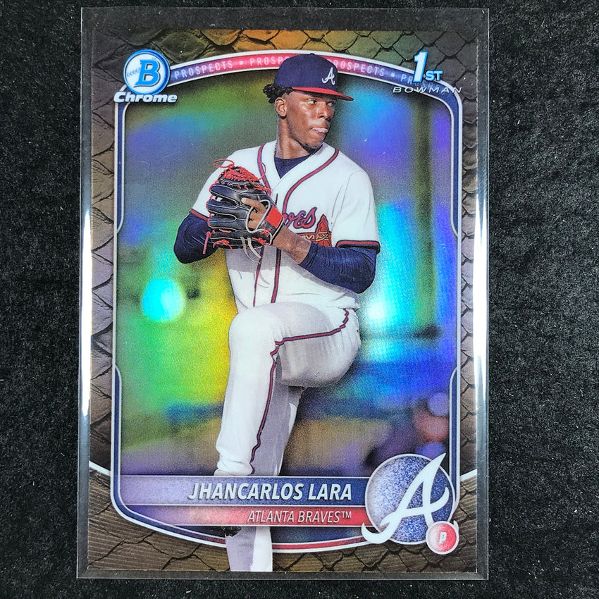 2025 Bowman Baseball JHANCARLOS LARA Chrome Prospect 1st Bowman Reptilian #126