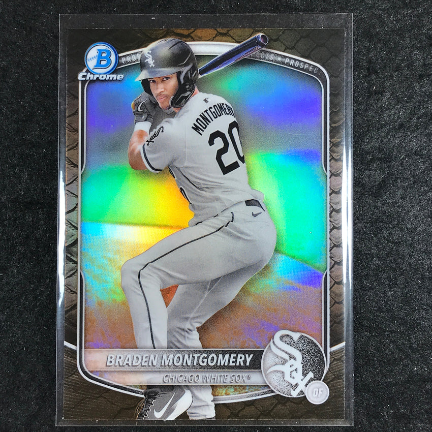 2025 Bowman Baseball BRADEN MONTGOMERY Chrome Prospect Reptilian #132