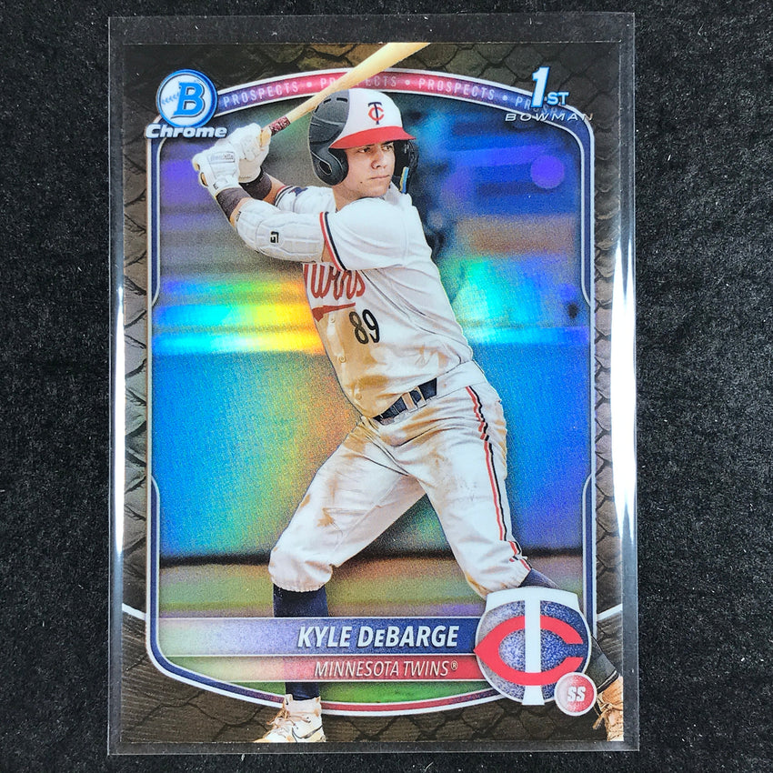2025 Bowman Baseball KYLE DEBARGE Chrome Prospect 1st Bowman Reptilian #139