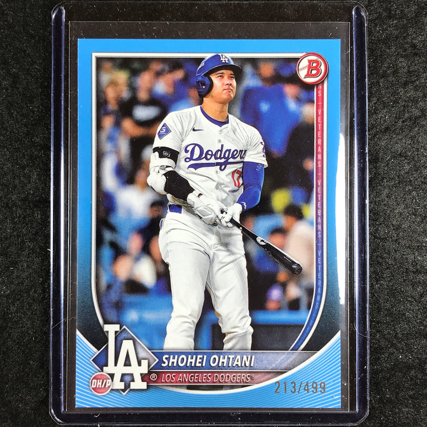 2025 Bowman Baseball SHOHEI OHTANI Base Sky Blue 213/499 #17