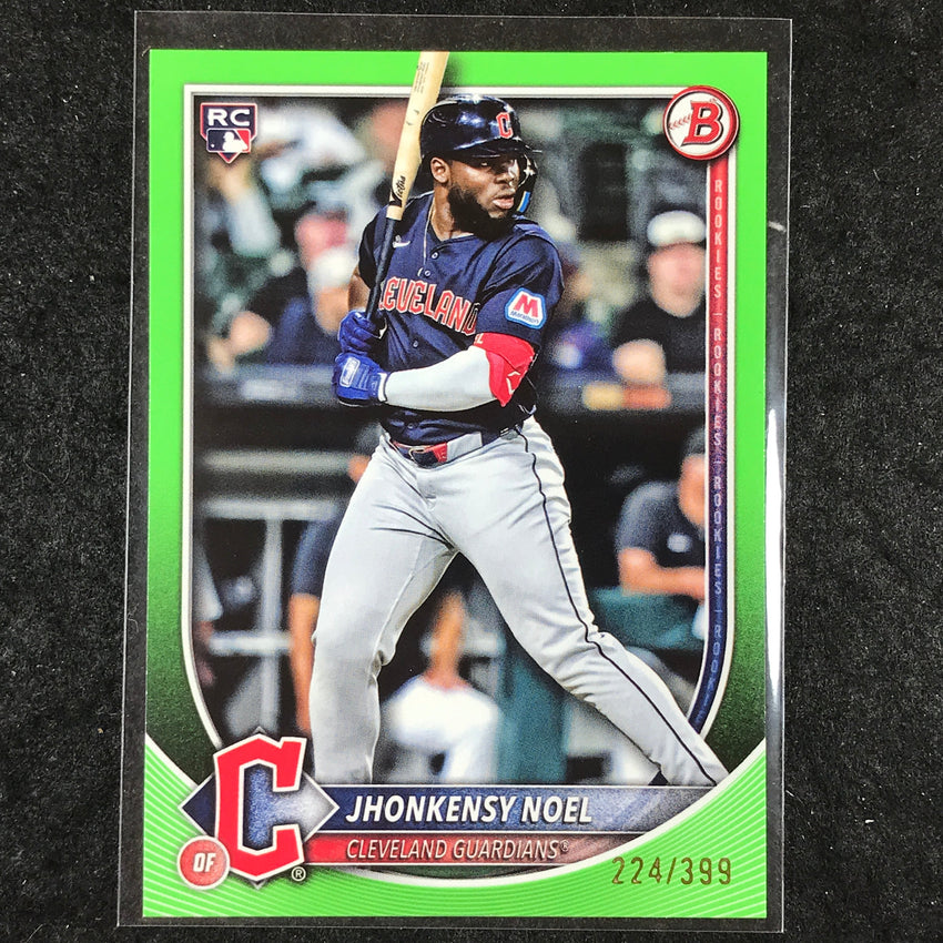 2025 Bowman Baseball JHONKENSY NOEL Rookie Base Neon Green 224/399 #81