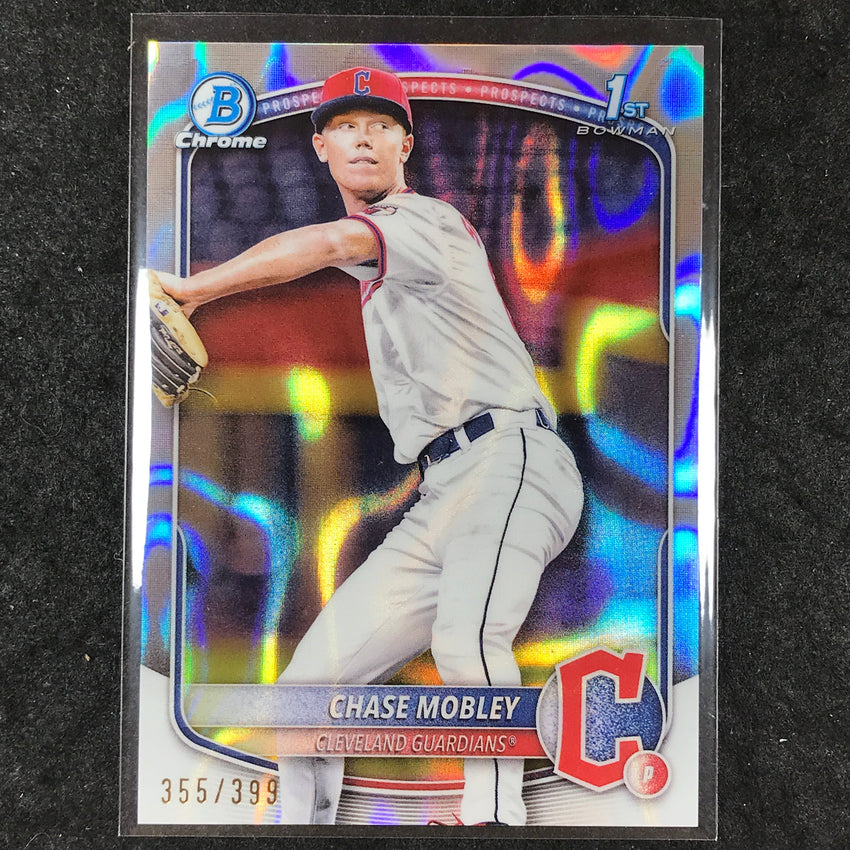 2025 Bowman Baseball CHASE MOBLEY Chrome Prospect 1st Bowman Lava 355/399 #56