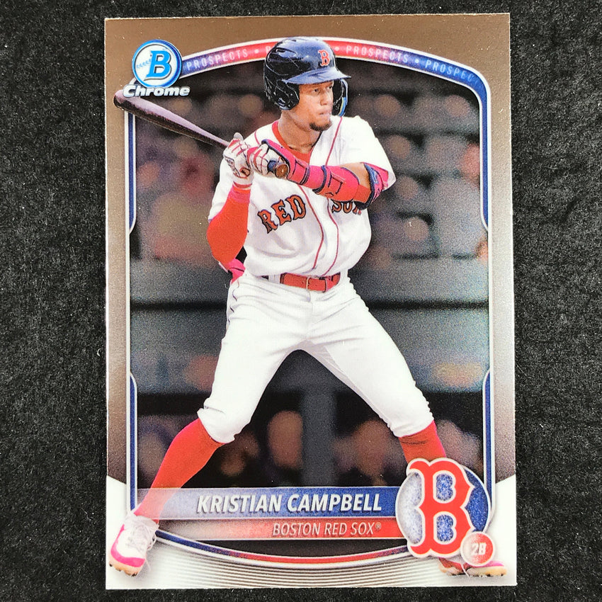2025 Bowman Baseball KRISTIAN CAMPBELL Chrome Base Prospect #BCP-42