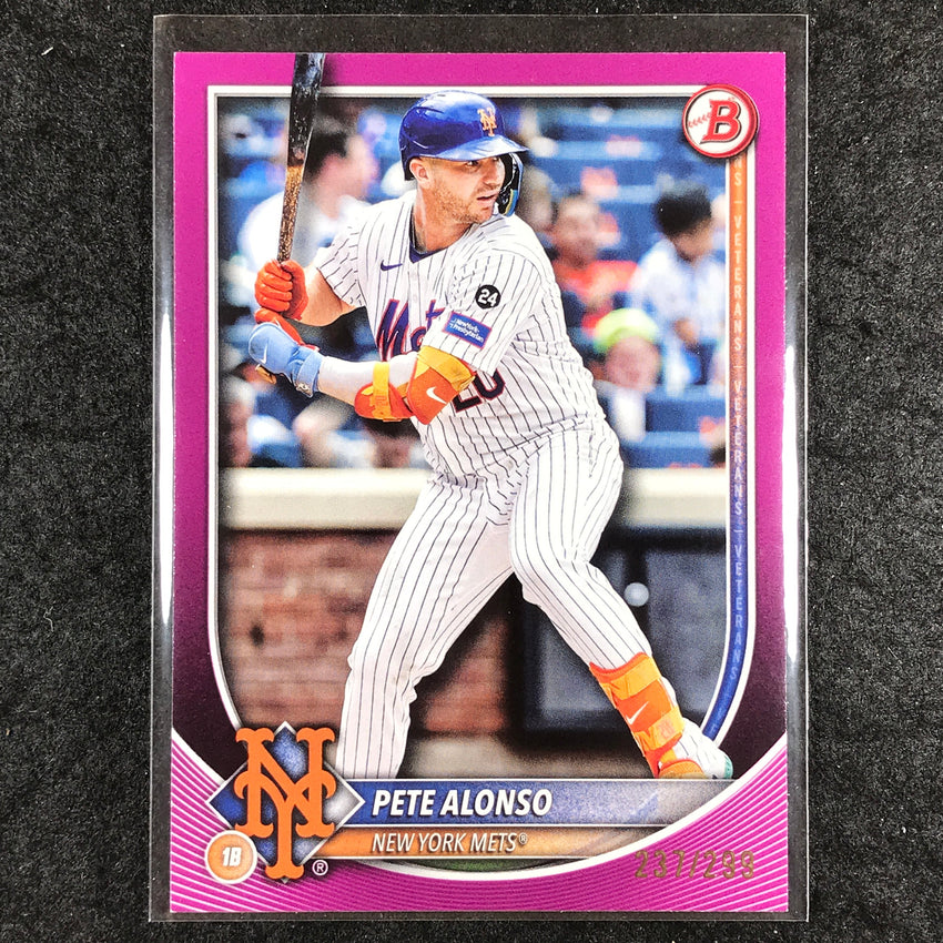 2025 Bowman Baseball PETE ALONSO Base Fuchsia 237/299 #56