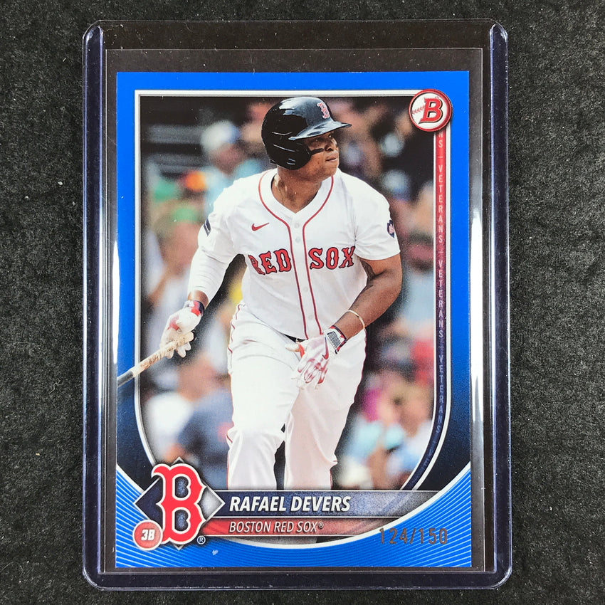 2025 Bowman Baseball RAFAEL DEVERS Base Blue 124/150 #10