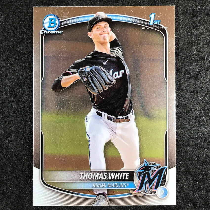 2025 Bowman Baseball THOMAS WHITE Chrome Base 1st Bowman Prospect #BCP-69