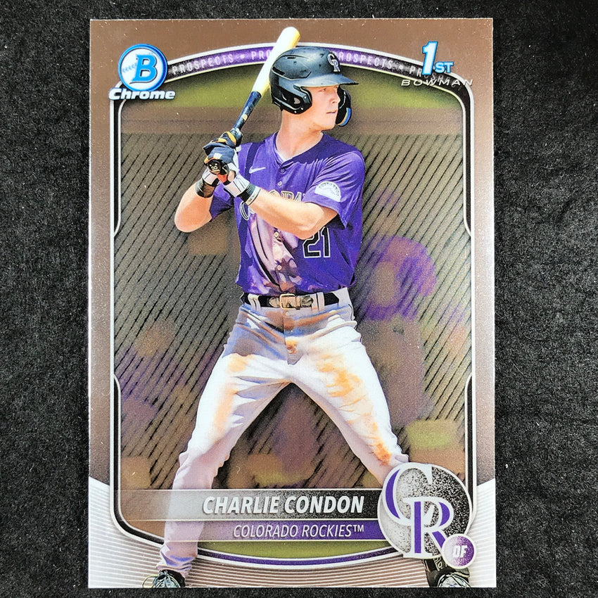 2025 Bowman Baseball CHARLIE CONDON Chrome Base 1st Bowman Prospect #BCP-75