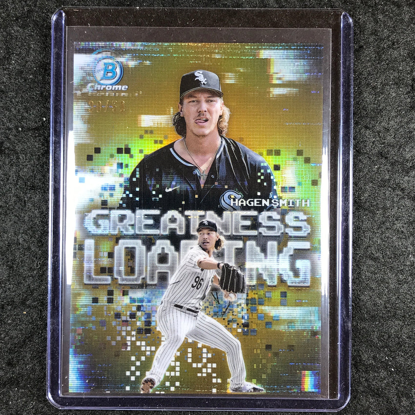 2025 Bowman Baseball HAGEN SMITH Greatness Loading Gold 38/50 #6