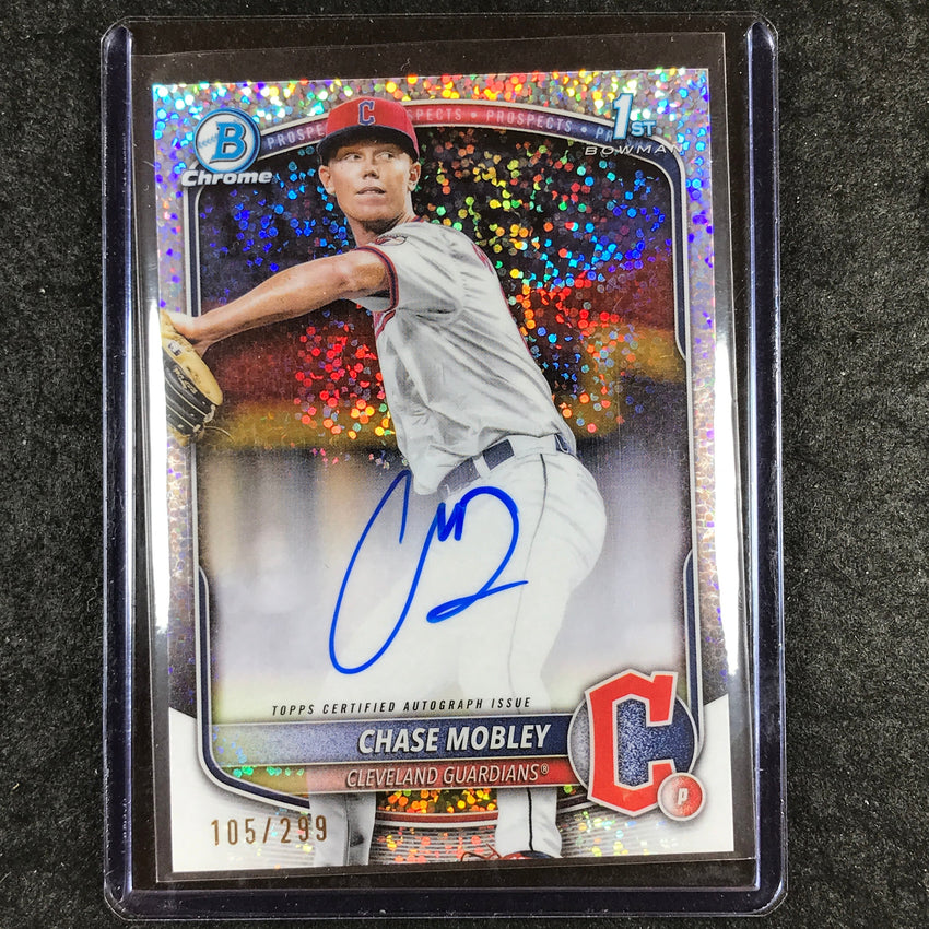 2025 Bowman Baseball CHASE MOBLEY Chrome Prospect 1st Bowman Auto 105/299