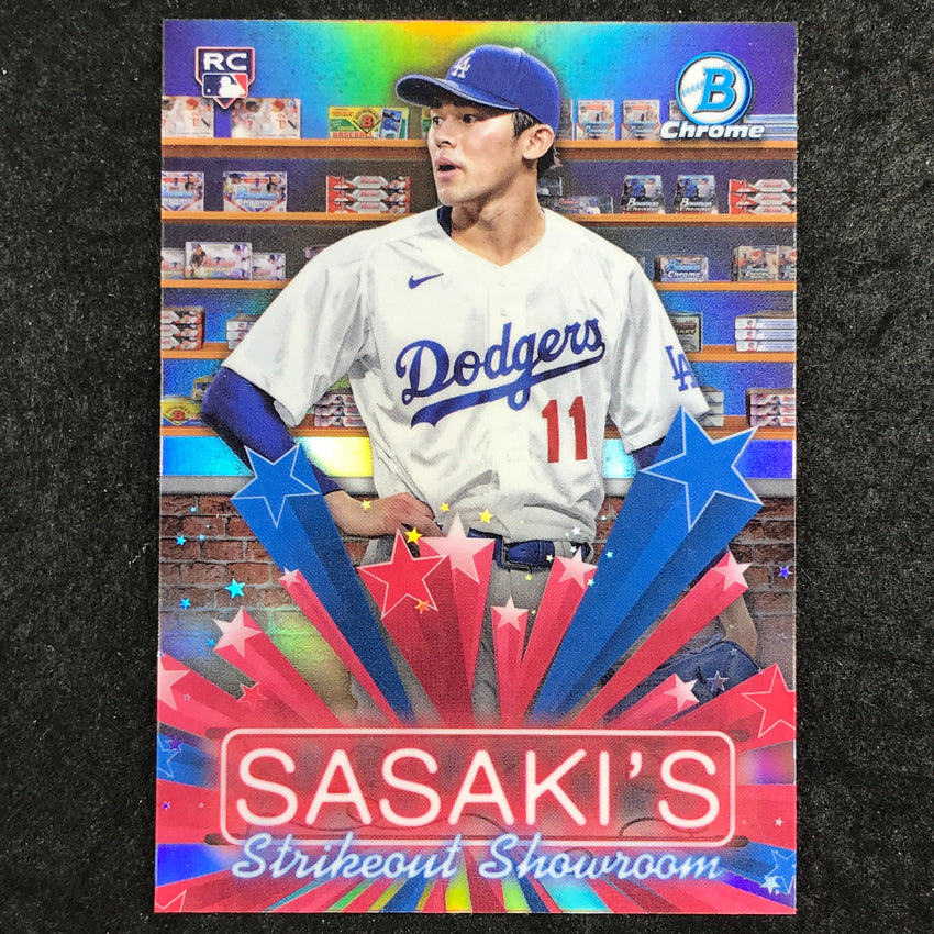 2025 Bowman Baseball ROKI SASAKI Hobby Stars Rookie #9