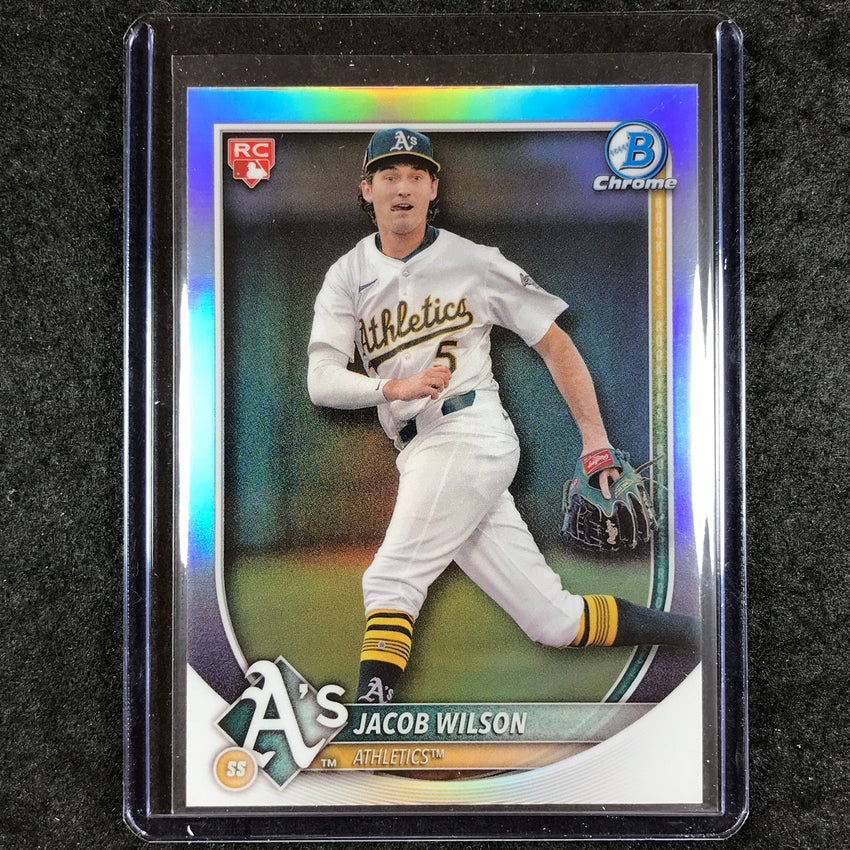 2025 Bowman Baseball JACOB WILSON Rookie Chrome Base Refractor #9