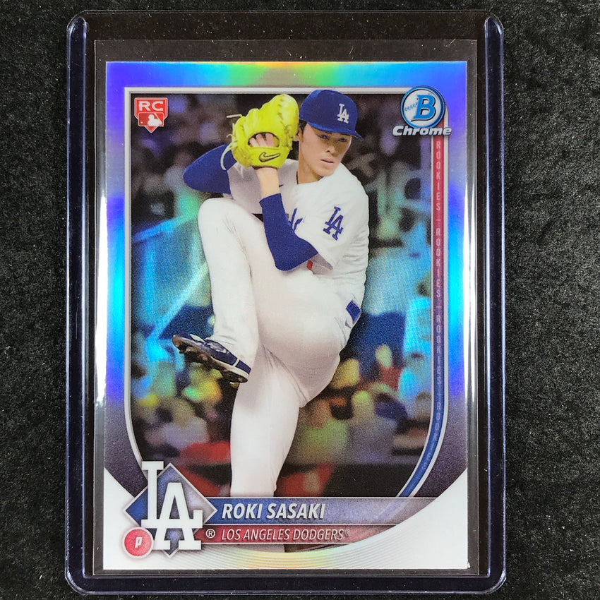 2025 Bowman Baseball ROKI SASAKI Rookie Chrome Base Refractor #12