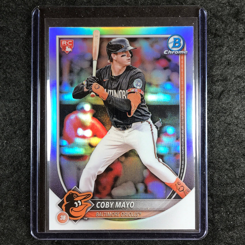 2025 Bowman Baseball COBY MAYO Rookie Chrome Base Refractor #37