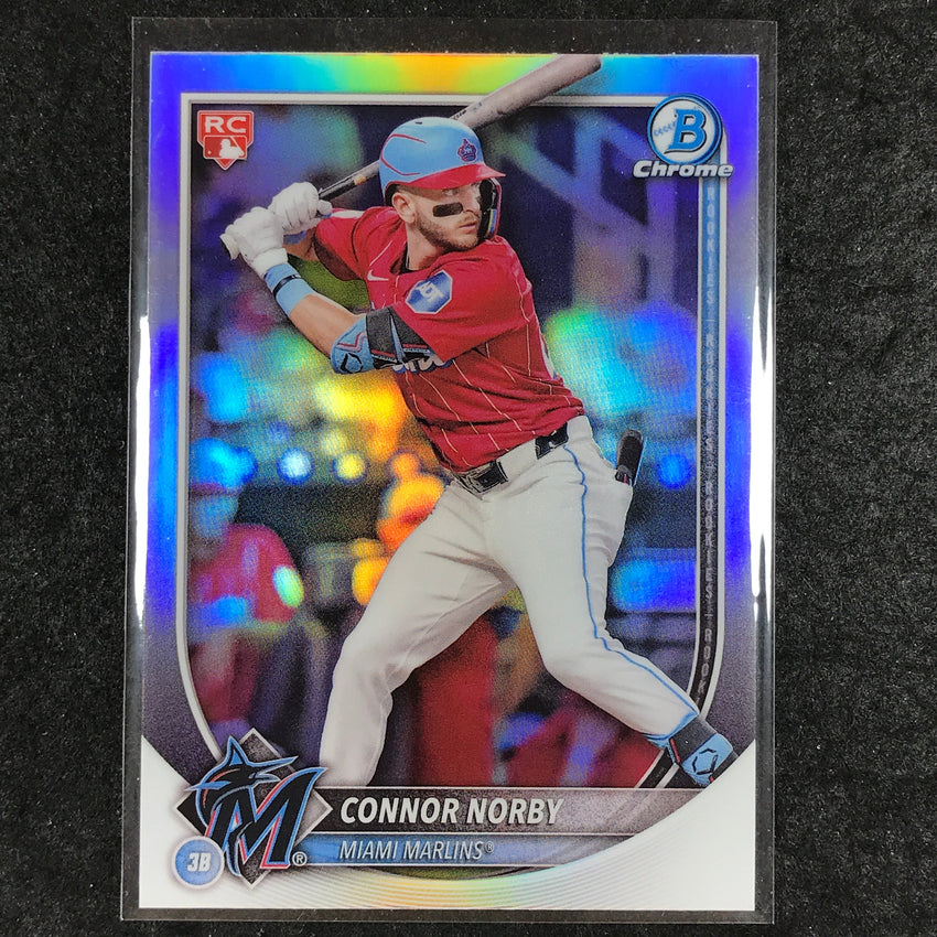 2025 Bowman Baseball CONNOR NORBY Rookie Chrome Base Refractor #46