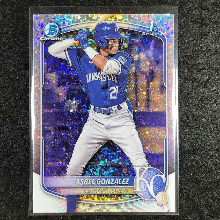 2025 Bowman Baseball ABSEL GONZALEZ Chrome Prospect 1st Bowman Mini-Diamond #4