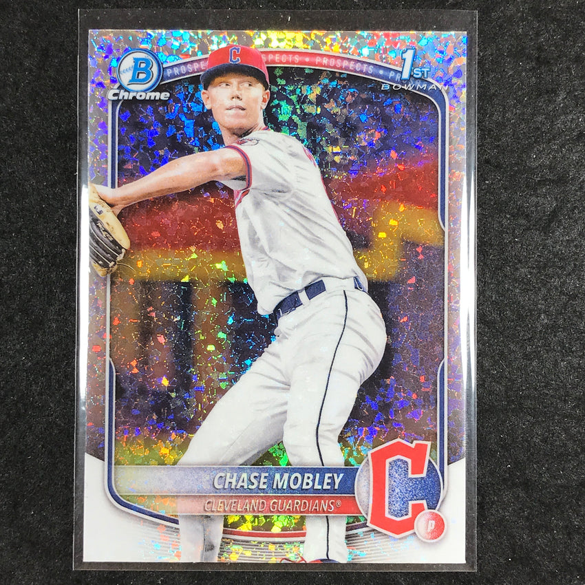 2025 Bowman Baseball CHASE MOBLEY Chrome Prospect 1st Bowman Mini-Diamond #56