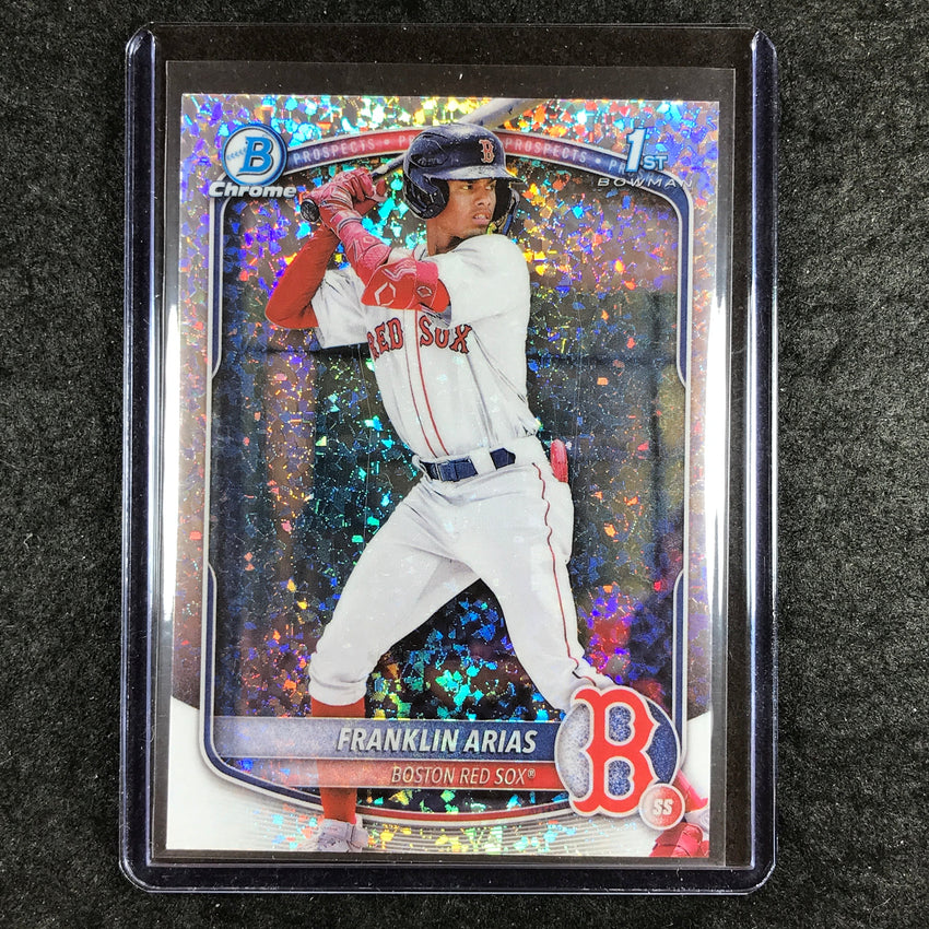 2025 Bowman Baseball FRANKLIN ARIAS Chrome Prospect 1st Bowman Mini-Diamond #67
