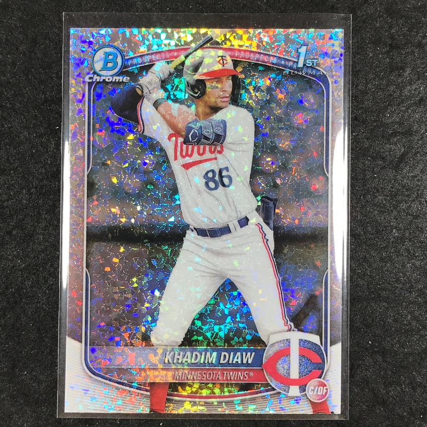2025 Bowman Baseball KHADIM DIAW Chrome Prospect 1st Bowman Mini-Diamond #77