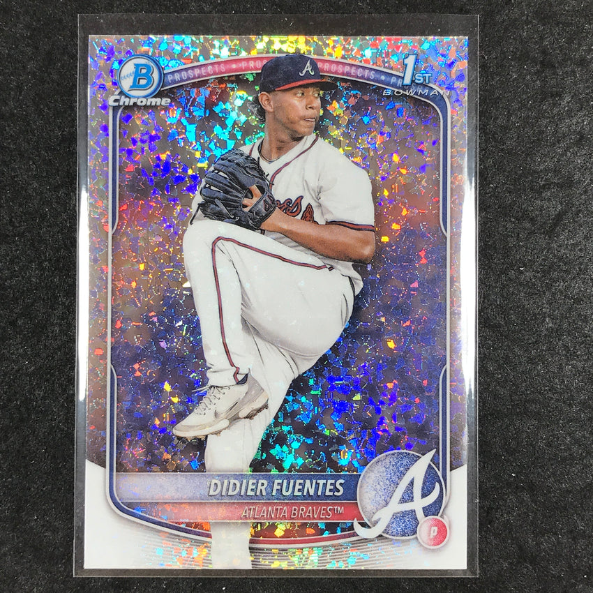 2025 Bowman Baseball DIDIER FUENTES Chrome Prospect 1st Bowman Mini-Diamond #87