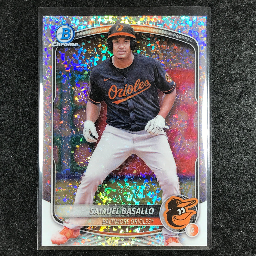 2025 Bowman Baseball SAMUEL BASALLO Chrome Prospect Mini-Diamond #109