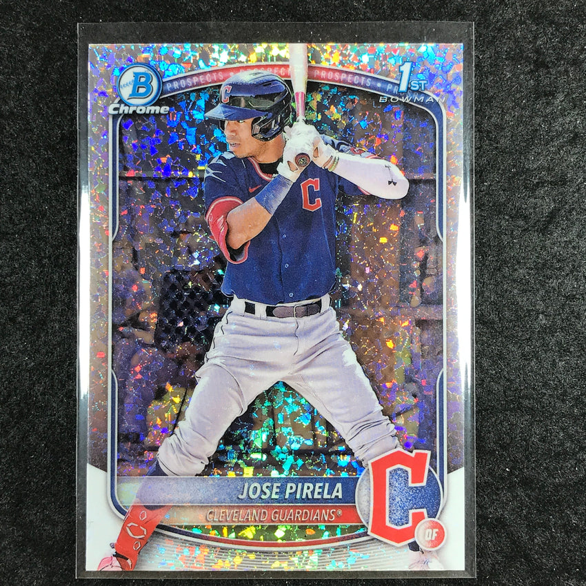 2025 Bowman Baseball JOSE PIRELA Chrome Prospect 1st Bowman Mini-Diamond #111