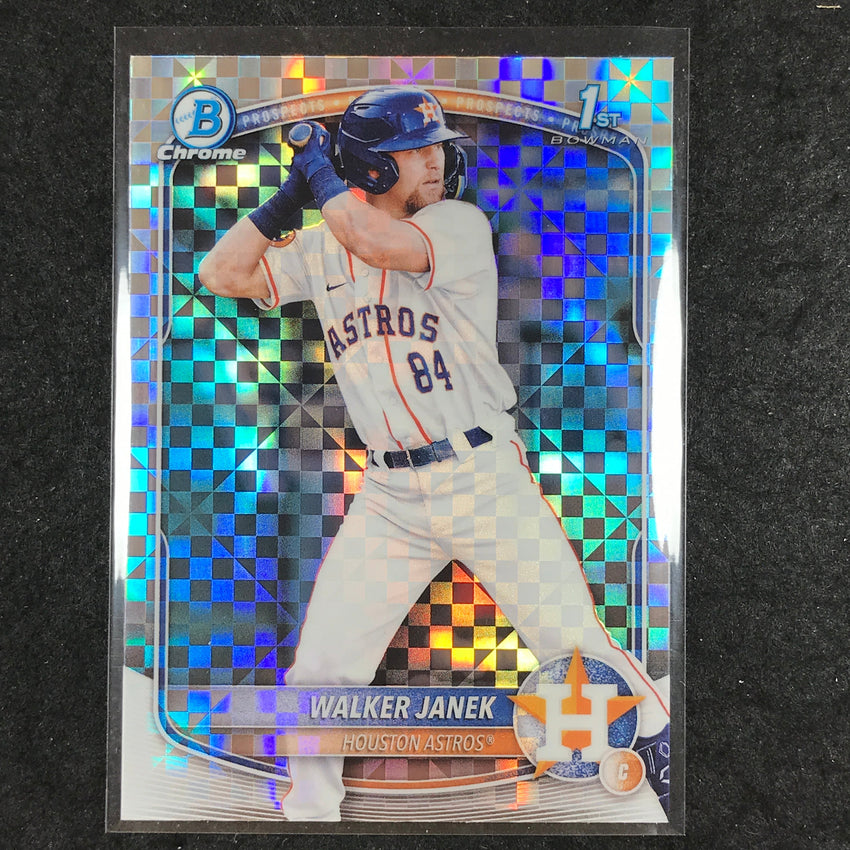 2025 Bowman Baseball WALKER JANEK Chrome Prospect 1st Bowman X-Fractor #15