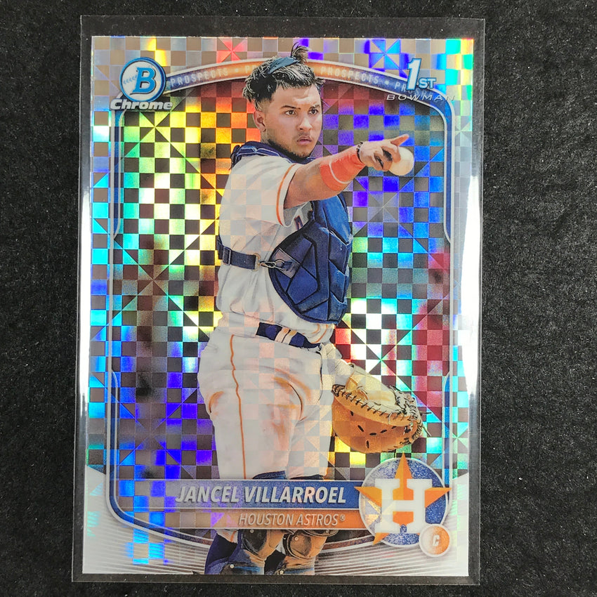 2025 Bowman Baseball JANCEL VILLARROEL Chrome Prospect 1st Bowman X-Fractor #26