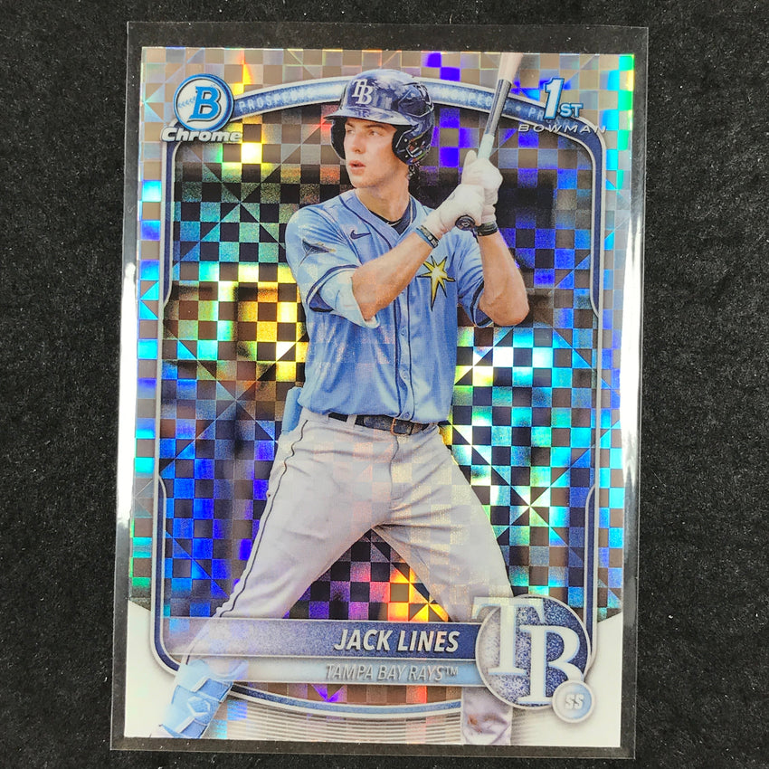 2025 Bowman Baseball JACK LINES Chrome Prospect 1st Bowman X-Fractor #64