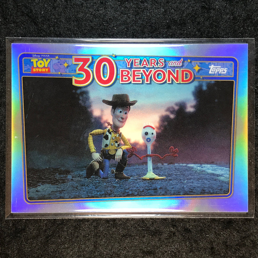 2025 Topps Toy Story WOODY REASSURES FORKY 30 Years and Beyond #30Y-31