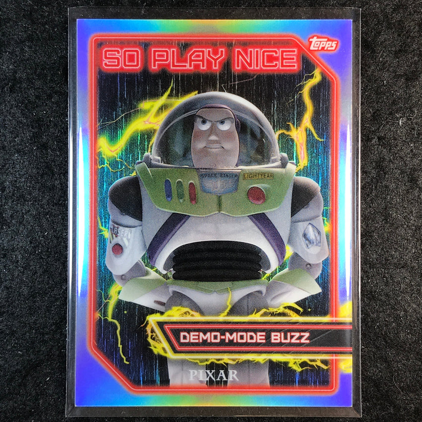 2025 Topps Toy Story DEMO-MODE BUZZ So Play Nice #SPN-8